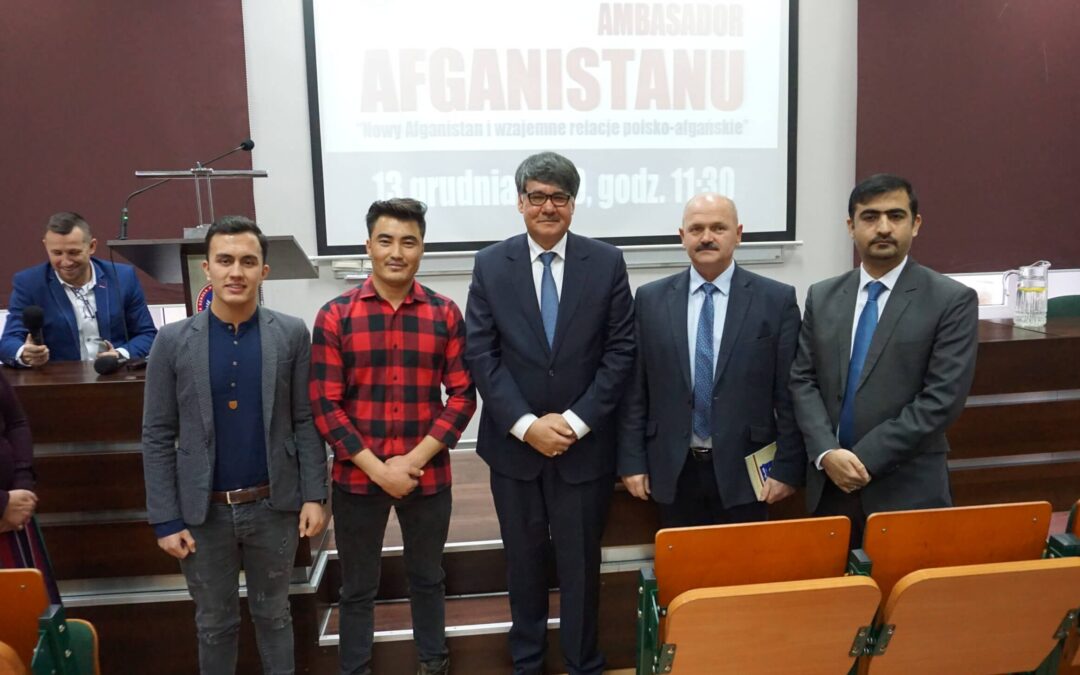 Ambasador Afganistanu w Akademii Handlowej Nauk Stosowanych